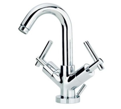 ROAMING MONOLEVA rubinetto monoforo lavabo con scarico 1" 1/4 finitura cromo