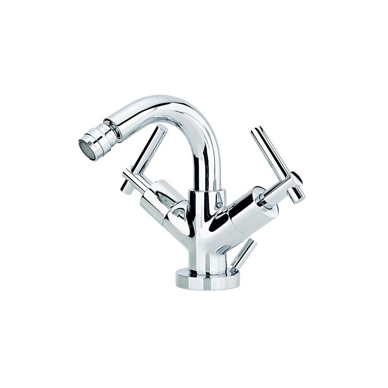 ROAMING MONOLEVA rubinetto monoforo bidet con scarico 1" 1/4 finitura cromo