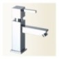 SOFT miscelatore monocomando lavabo con scarico automatico finitura cromo