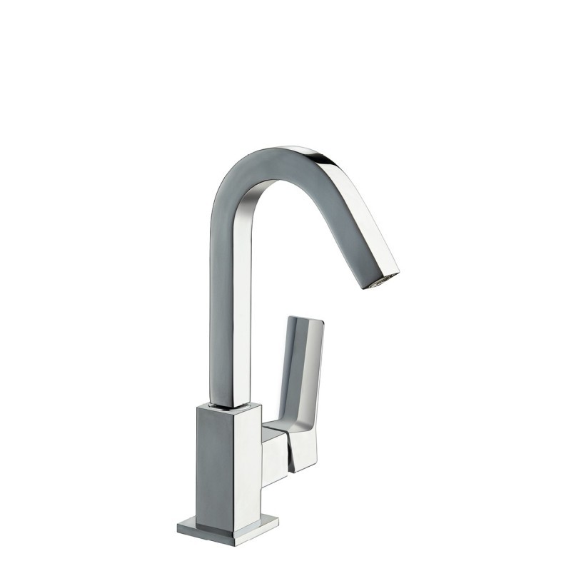 RUBINO monocomando lavabo leva laterale senza scarico finitura cromo