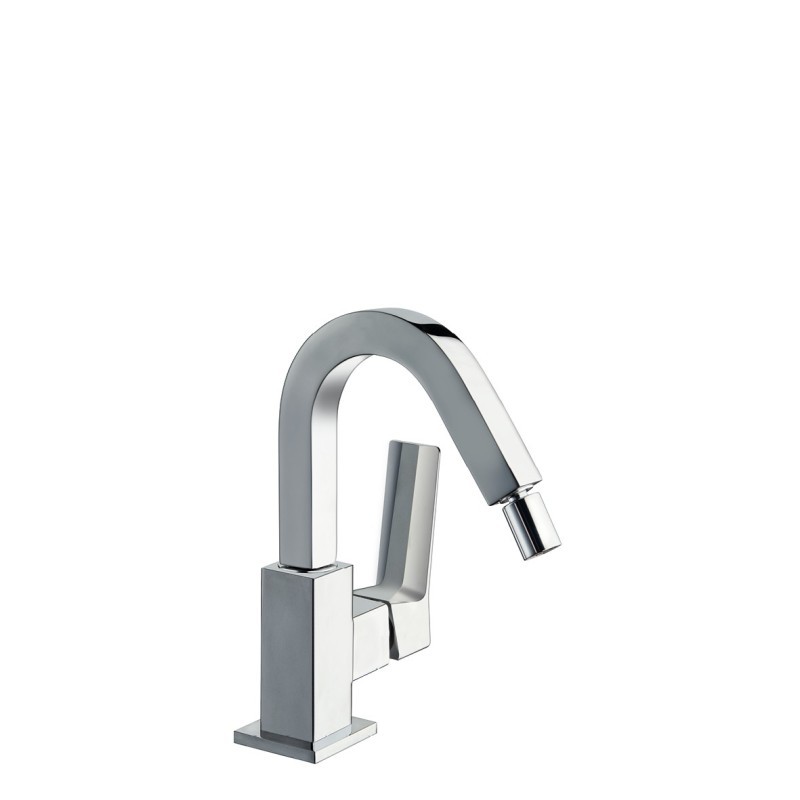 RUBINO monocomando bidet leva laterale senza scarico finitura cromo