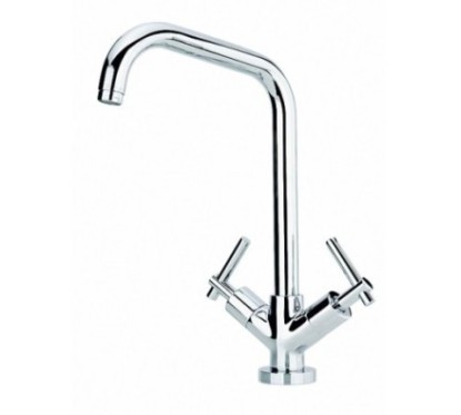 ROAMING MONOLEVA rubinetto monoforo lavello bocca a "U" ø 26 finitura cromo