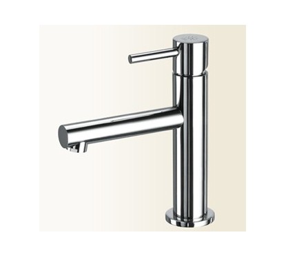 HEOS Miscelatore monocomando per lavabo senza scarico finitura nickel spazzolato