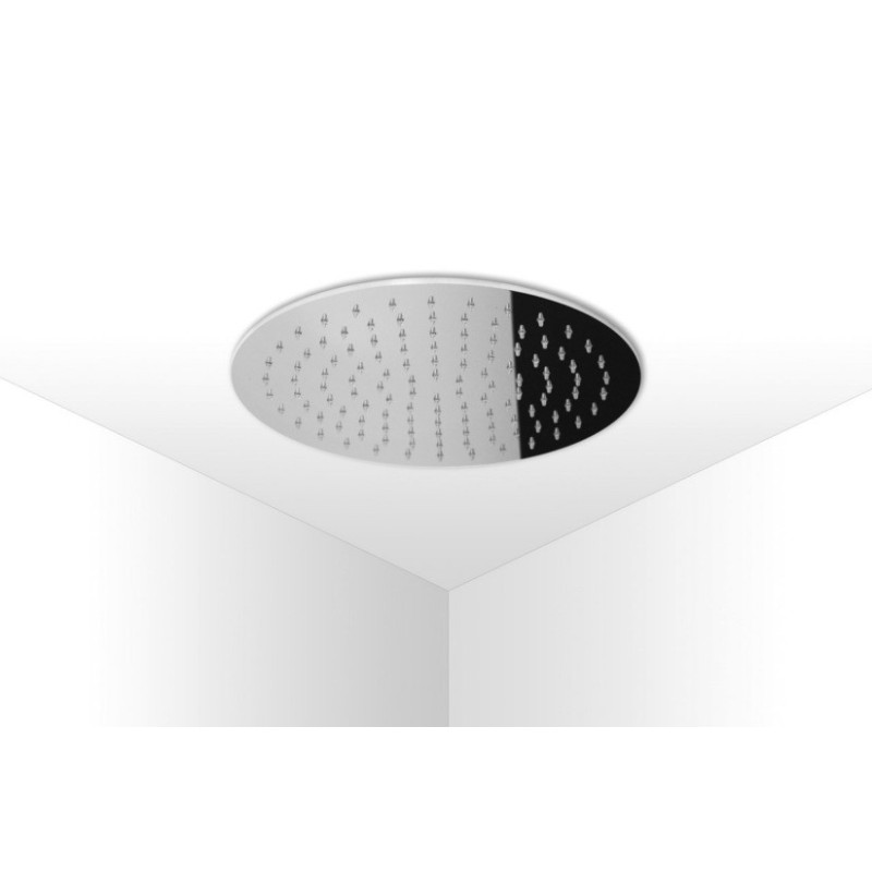 NEPAL 111 Soffione tondo saldato diam. 500 getto a pioggia in acciaio inox finitura satinato