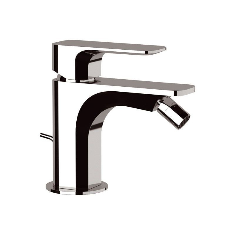 TIARA monocomando bidet con scarico finitura cromo