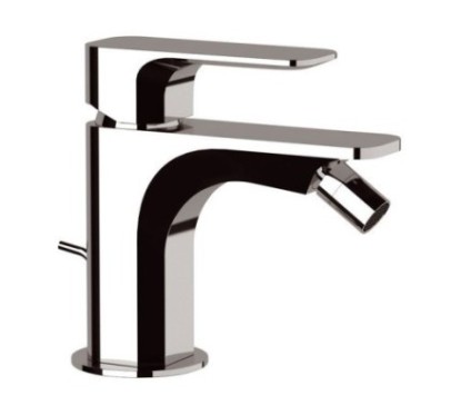 TIARA monocomando bidet con scarico finitura cromo