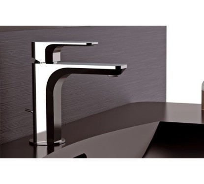 TIARA monocomando lavabo con scarico finitura cromo