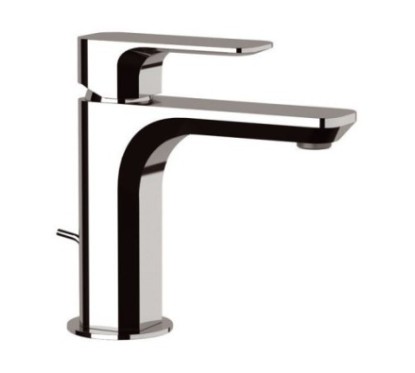 TIARA monocomando lavabo con scarico finitura cromo