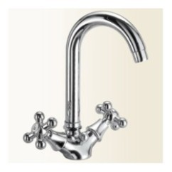 NOA monoforo per lavabo finitura cromo