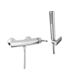 GO Monocomando doccia esterno con kit doccia finitura cromo