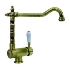 MIXOLDST miscelatore monocomando orientabile con canna "old fashion" per sottofinestra finitura cromo