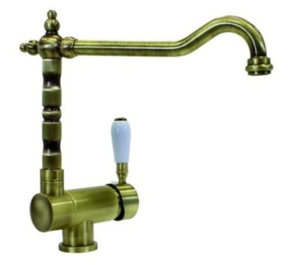 MIXOLDST miscelatore monocomando orientabile con canna "old fashion" per sottofinestra finitura cromo