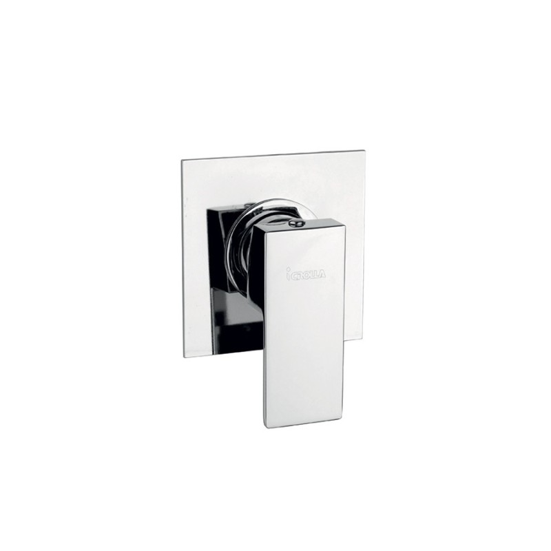 SLIM miscelatore monocomando doccia incasso finitura matt brushed nickel