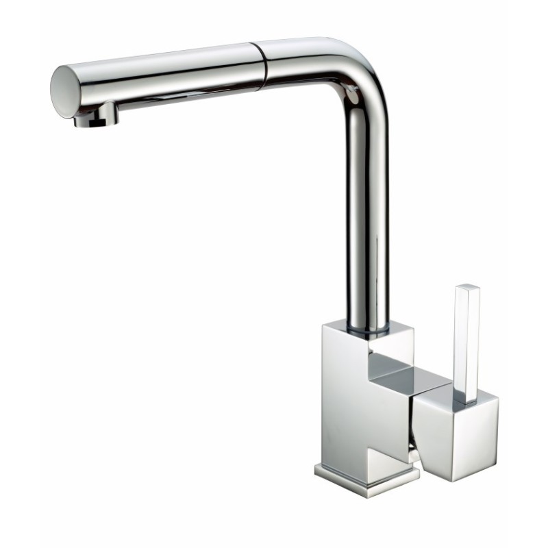 ALEXANDER monocomando per lavello con doccia estraibile finitura cromo