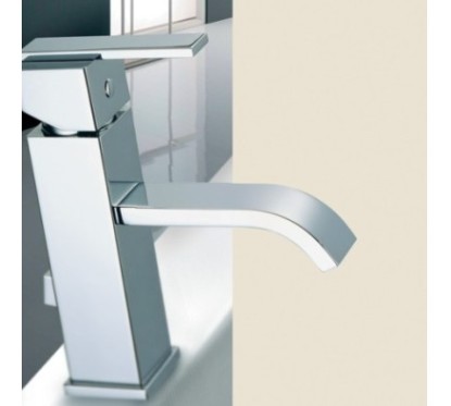 KLIP miscelatore monocomando lavabo con scarico automatico finitura cromo