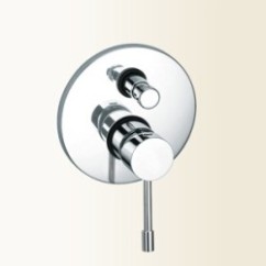 GRILLO Miscelatore per doccia/vasca da incasso con deviatore finitura cromo