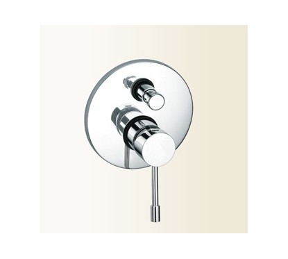 GRILLO Miscelatore per doccia/vasca da incasso con deviatore finitura cromo