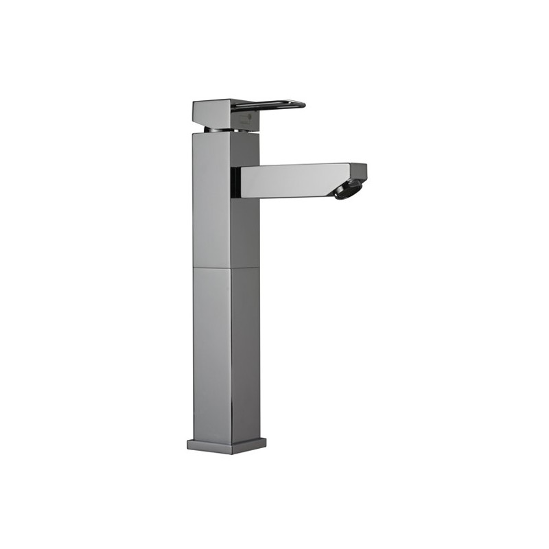 QUADRA rubinetto monocomando lavabo prolungato con scarico 1" 1/4 finitura cromo