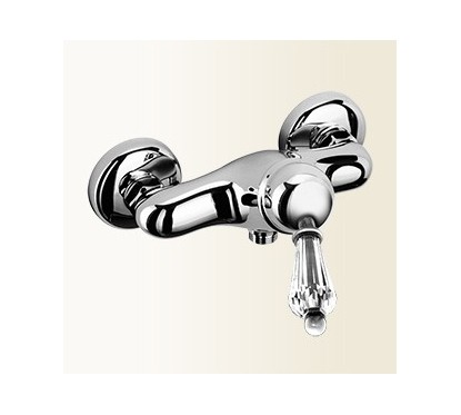 VERY VINTAGE miscelatore per doccia esterno finitura cromo