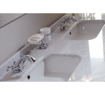 REVIVAL monoforo lavabo con scarico finitura cromo