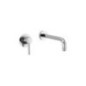 JACKIE gruppo lavabo a parete bocca cm 25 finitura cromo