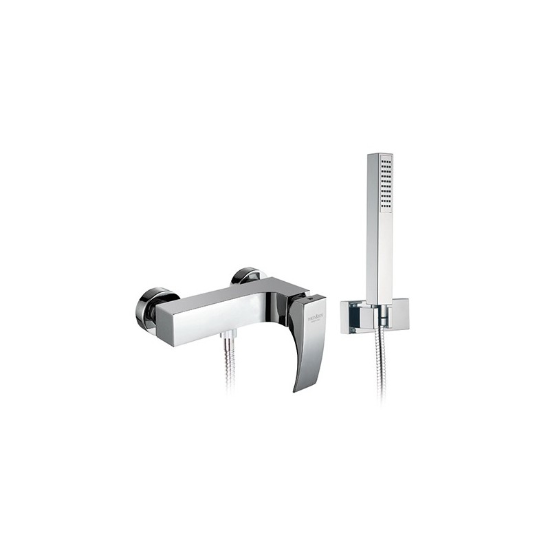 LASER Monocomando doccia esterno con kit doccia finitura cromo