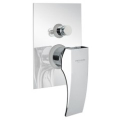 LASER Monocomando doccia incasso con deviatore finitura cromo