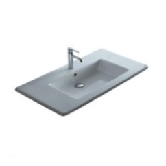 PLUS DESIGN lavabo incasso soprapiano cm 106.
