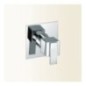 KLIP solo deviatore a 2 uscite finitura cromo