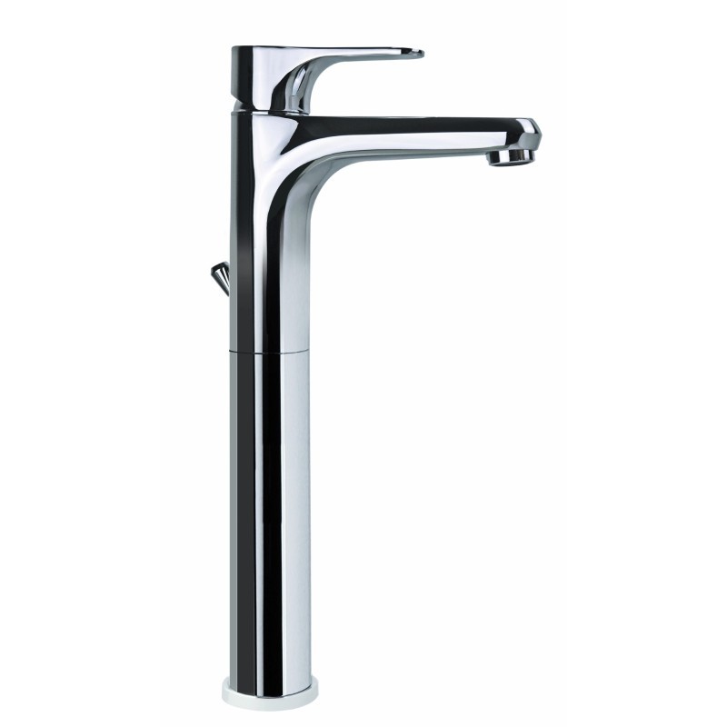 FLY monocomando lavabo prolungato con scarico finitura cromo