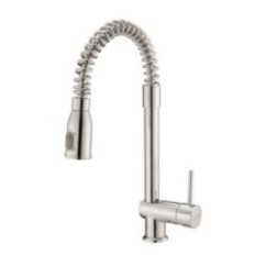 KITCHEN PROGRAM Monocomando lavello con molla e doccia estraibile finitura cromo