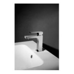 H-UNO Monocomando lavabo scarico 1”1/4 finitura cromo
