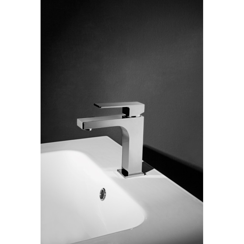 H-UNO Monocomando lavabo scarico 1”1/4 finitura cromo