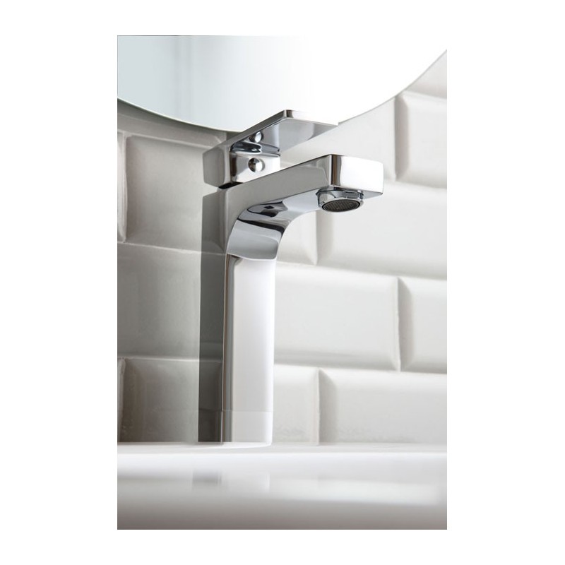 H-UNO Monocomando lavabo scarico 1”1/4 finitura cromo
