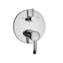 GO Monocomando doccia incasso con deviatore tre uscite finitura cromo