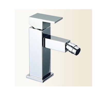 VICKY miscelatore monocomando bidet con scarico finitura nickel spazzolato