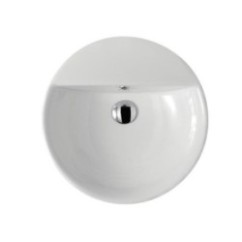EDEN lavabo tondo cm 48 da appoggio.