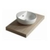 EDEN lavabo tondo cm 48 da appoggio.