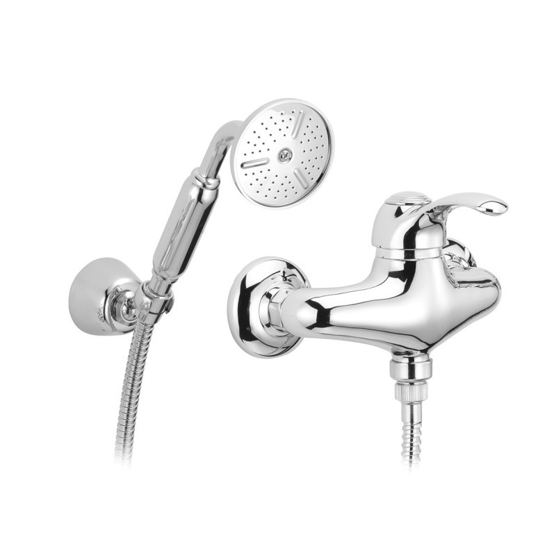 ROYAL Monocomando doccia esterno con kit doccia finitura cromo