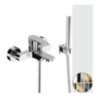 Ambition miscelatore vasca esterno con doccetta 1 funzione flex 150 colore nero opaco