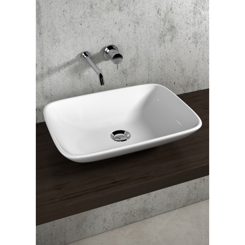 Lavabo rettangolare 54 da appoggio OL-LIL4B54001
