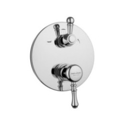 DALI' Monocomando doccia incasso con deviatore tre uscite finitura dark bronze