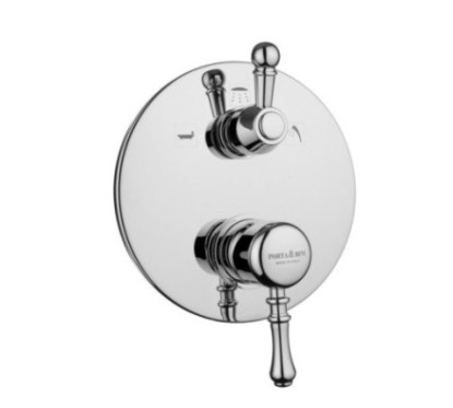 DALI' Monocomando doccia incasso con deviatore tre uscite finitura dark bronze