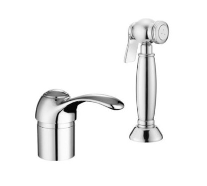 ROYAL Monocomando lavello con doccetta da piano estraibile finitura cromo oro