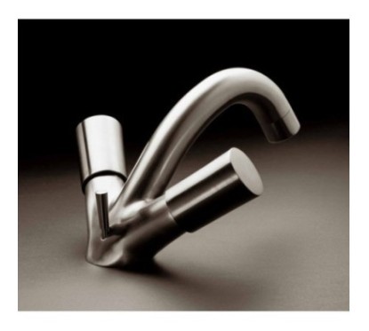 ONO rubinetto inox monoblocco lavabo