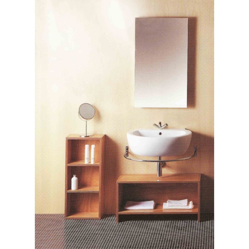 ONO rubinetto inox monoblocco lavabo