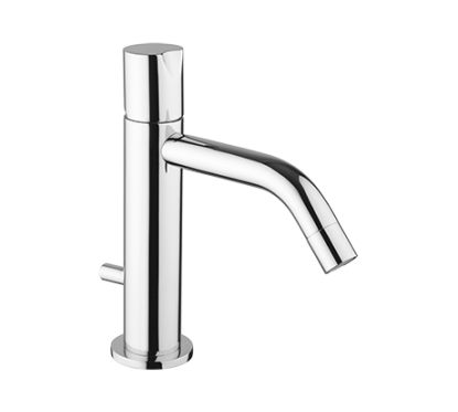 ARKA miscelatore per  lavabo con scarico finitura cromo