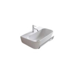 MEG11 lavabo sospeso cm 75x44  monoforo