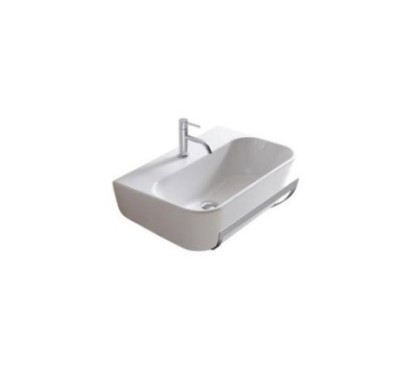 MEG11 lavabo sospeso cm 75x44  monoforo