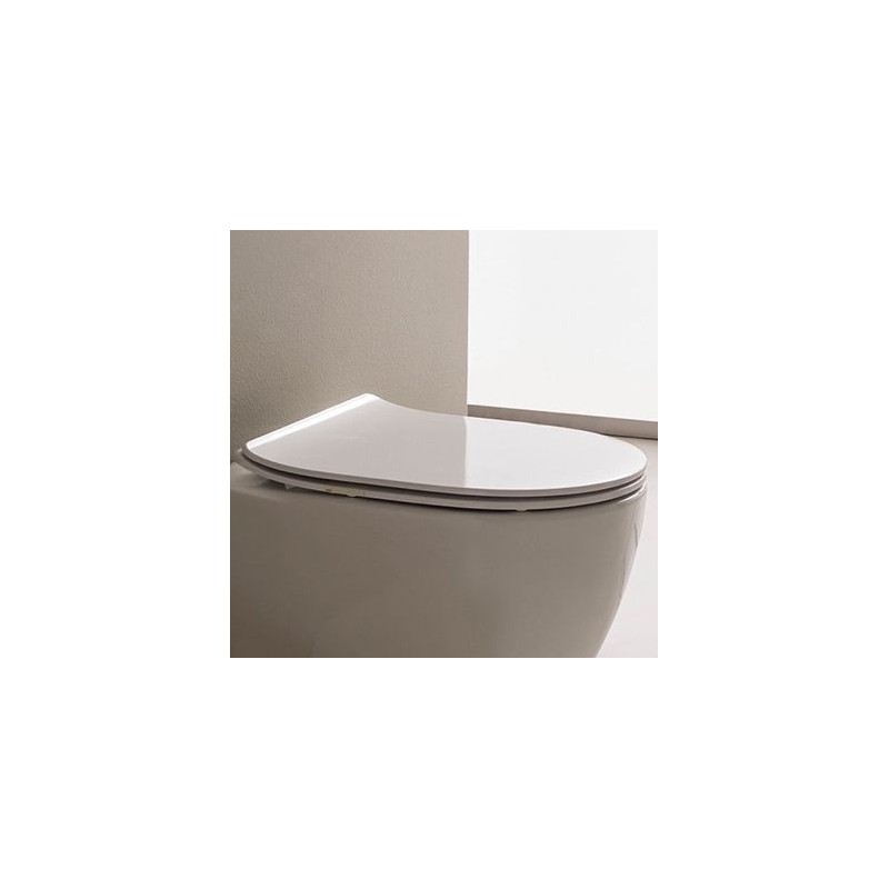 MOON SLIM coprivaso bianco